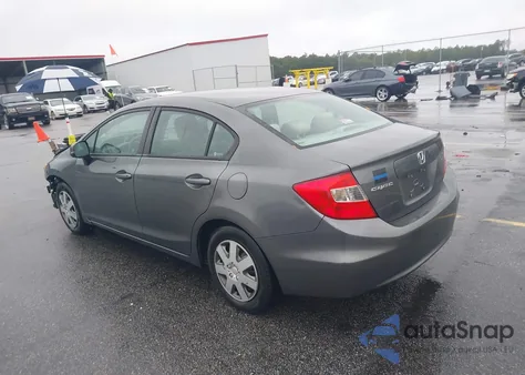 2012 Honda Civic Lx from USA, damaged, VIN 19XFB2F59CE330668